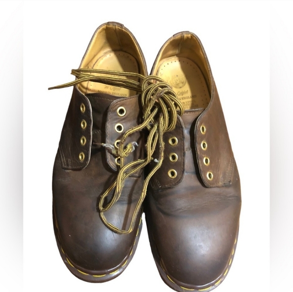 DR MARTENS 1561 Gibson Brown 4 Eye OxfordsVintage EUC! main image 8